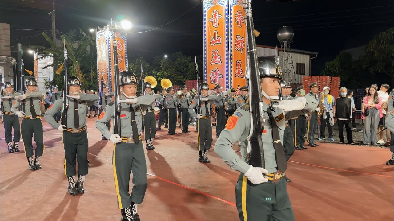宜蘭國光樂儀隊｜ 🎵孤勇者 #陳奕迅 🎵日出峨嵋 🎵Mamma Mia 🎵愛甲超過 🎵期待再相會｜2024 青山玉清宮三載圓科進香回鑾祈安遶境