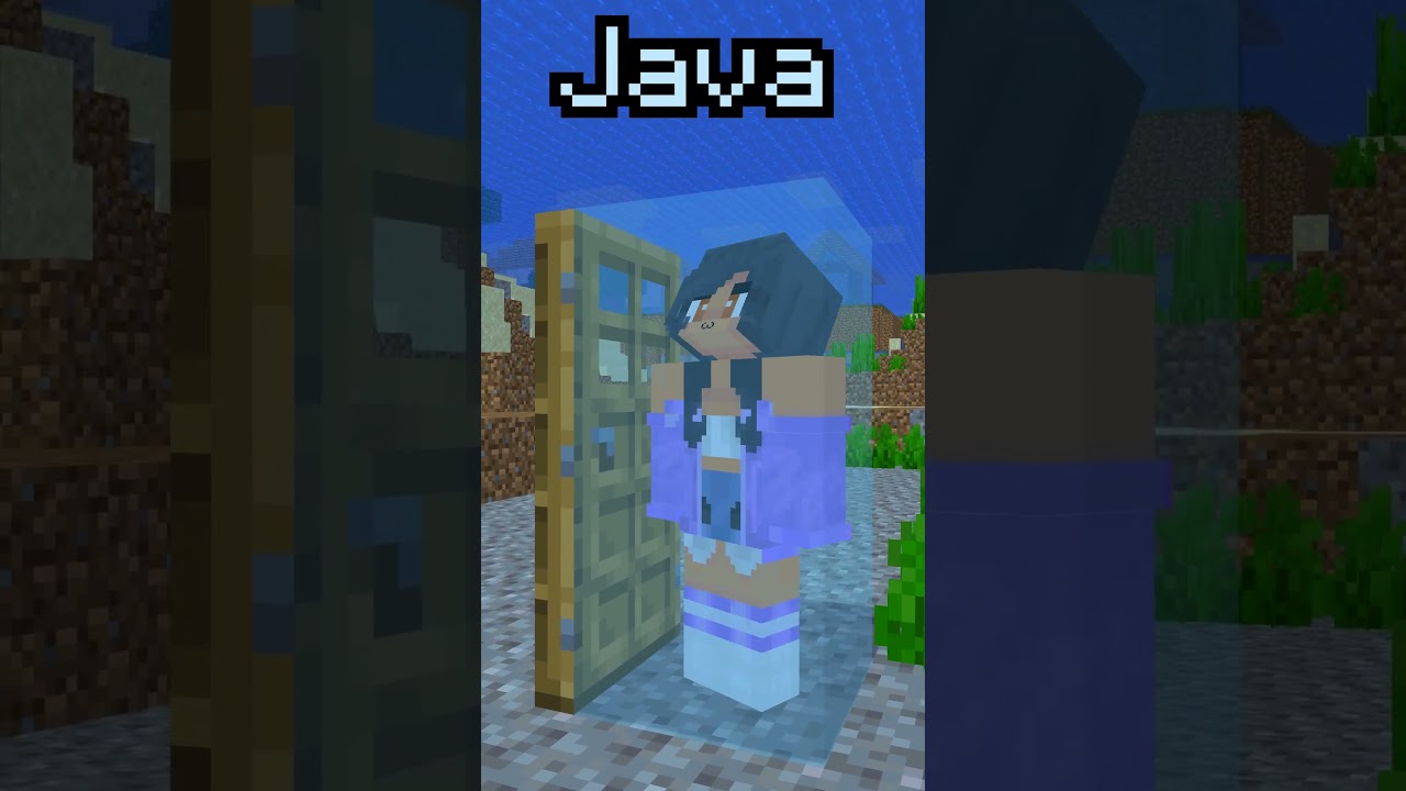 Aphmau : Java vs Bedrock - Minecraft Animation #minecraft #shorts
