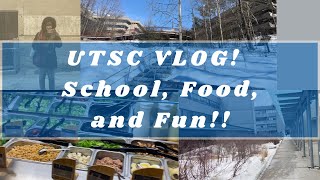 The UTSC vlog you needed!  University of Toronto Scarborough Vlog!  Food, Campus Walk around + more