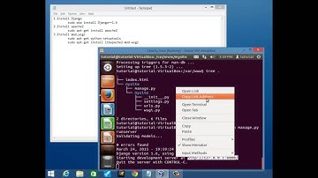 Django apache webserver setup