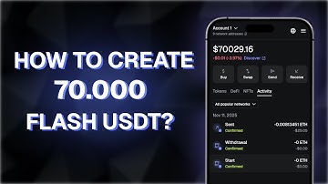 How to create 70000 Flash USDT. Flash USDT Create 2025