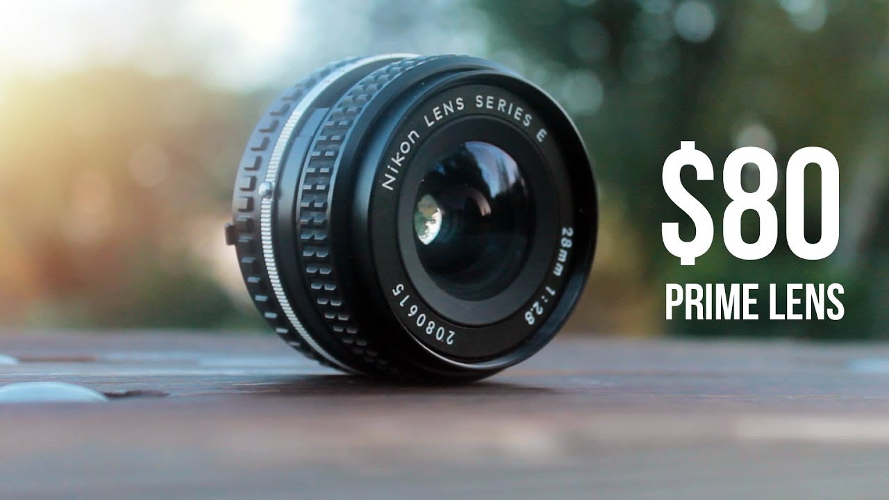 BEST $80 Prime Lens? Nikon E 28mm Review!