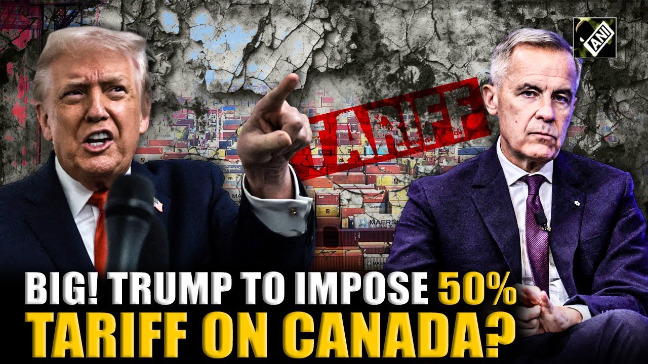 Огромная новость! Президент США Дональд Трамп угрожает ввести 50-процентную пошлину на канадские ...