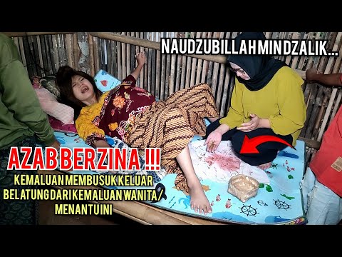 🔴 AZAB BERZINA !! DETIK DETIK RIBUAN BELATUNG KELUAR DARI K3M4LU'4N WANITA INI