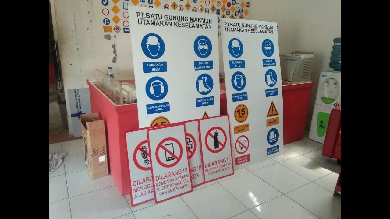 Rambu K3, Rambu Keselamatan Kerja