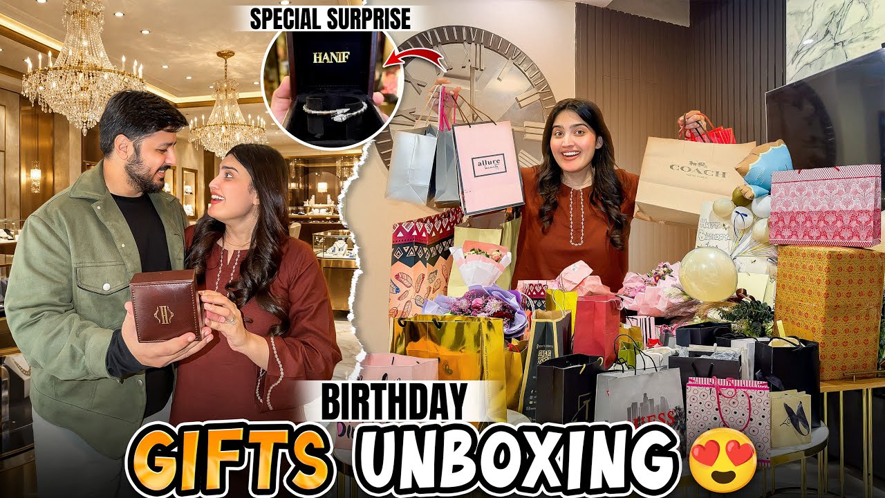 FINALLY AREEB KI TARAF SY GIFT MIL GYA ♥️ |Fans Ny Itny Sary Gifts Behjy 🎁| Birthday Gift Unboxing 😍