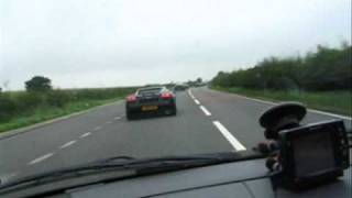 Saab Turbo vs Gallardo not even breaking a sweat Saab 9 3 Vs Lamborghini Gallardo Nr2
