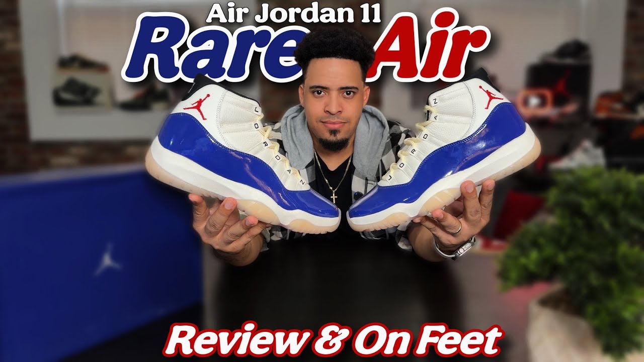First Look 👀 RARE AIR Jordan 11 - Review & On Feet - YouTube