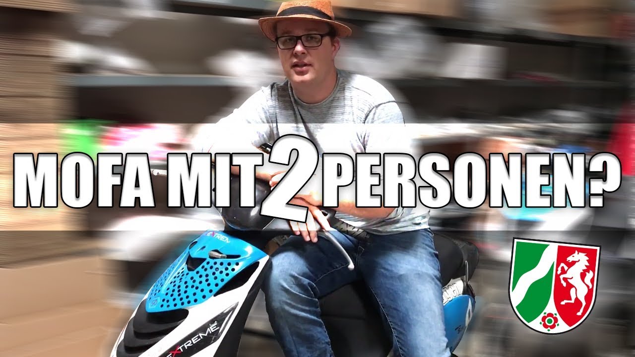 Mofa 25 Km H 2 Personen Zugelassen Streetlights De Youtube