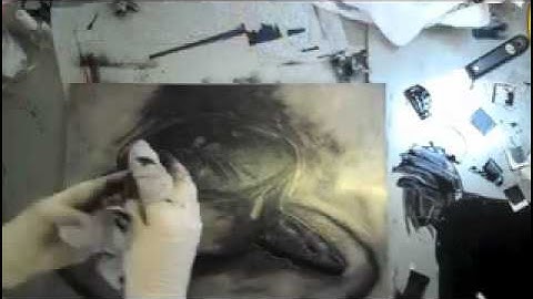 Making of a reductive monotype print Latte