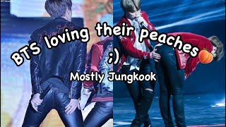 BTS love their peaches ;) (mostly jungkook)