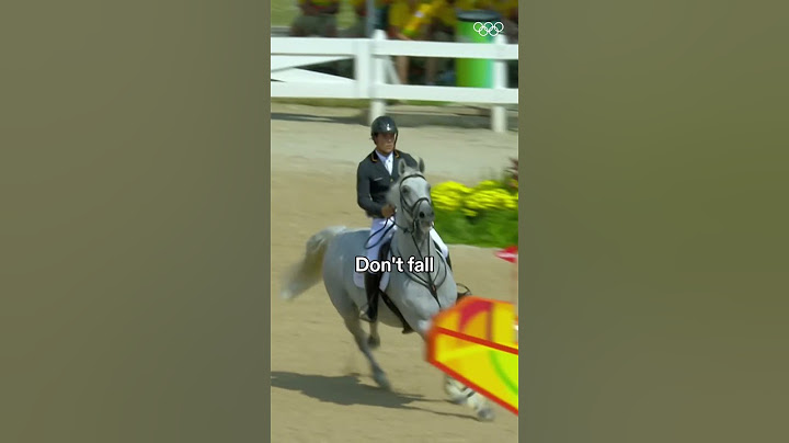 POV: you're a horse at the Olympics ⚡️ #Olympics #Athletes #Sports