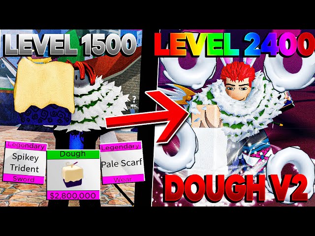 UPEI DO 1 AO 700 DE DOUGH V2 DESPERTADA NO BLOX FRUITS! UPDATE