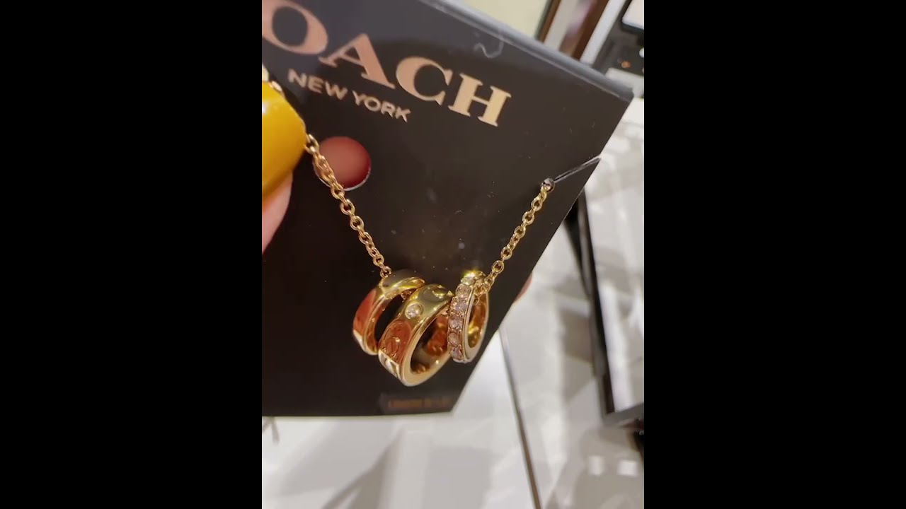 Coach outlet Signature Rondell Necklace #coach #coachoutlet