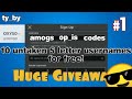 10 🔥 10 Unique 5-Letter Roblox Usernames — Grab Them Before They're Gone! (Free Giveaway)