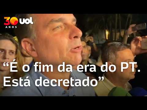 Flávio Bolsonaro celebrates election results after first round: 'It's the end of the PT era'