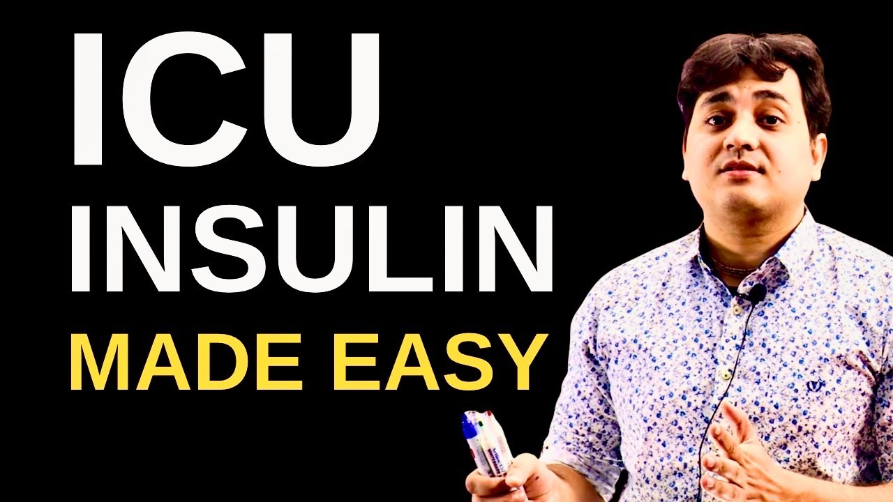 How to manage insulin in ICU or Ward patients |Dr Anupam Mohapatra 