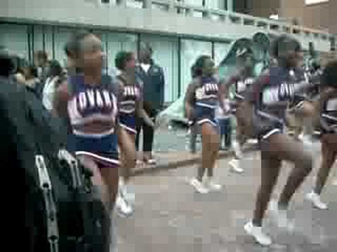 Howard University Cheerleaders and a little Ooh La La @ the Pep Rally For the Howard vs. Hampton football game.
