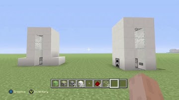 Minecraft Tutorial: Simple Slimeblock Lift!