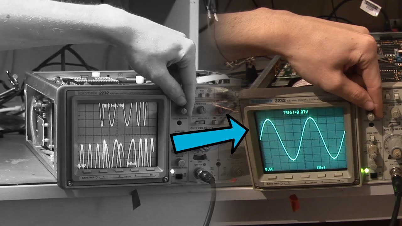 Tektronix 2232 repair - YouTube