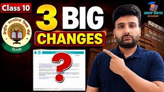 🚨 3 BIG CHANGES for Class 10 Boards 2026-27 😱 | CBSE New Exam Pattern | Students Must Know! #shorts