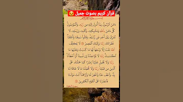 قرآن كريم بصوت جميل آمن الرسول بما أنزل إليه من ربه سورة البقرة قران كريم 