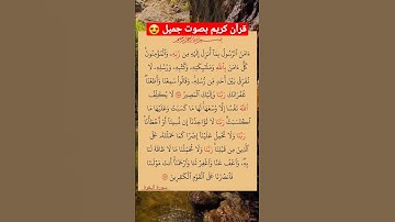 قرآن كريم بصوت جميل - آمن الرسول بما أنزل إليه من ربه #سورة_البقرة #قران_كريم