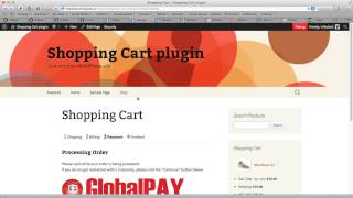 WordPress Shopping Cart with GlobalPay (Zenith Bank) screenshot 2