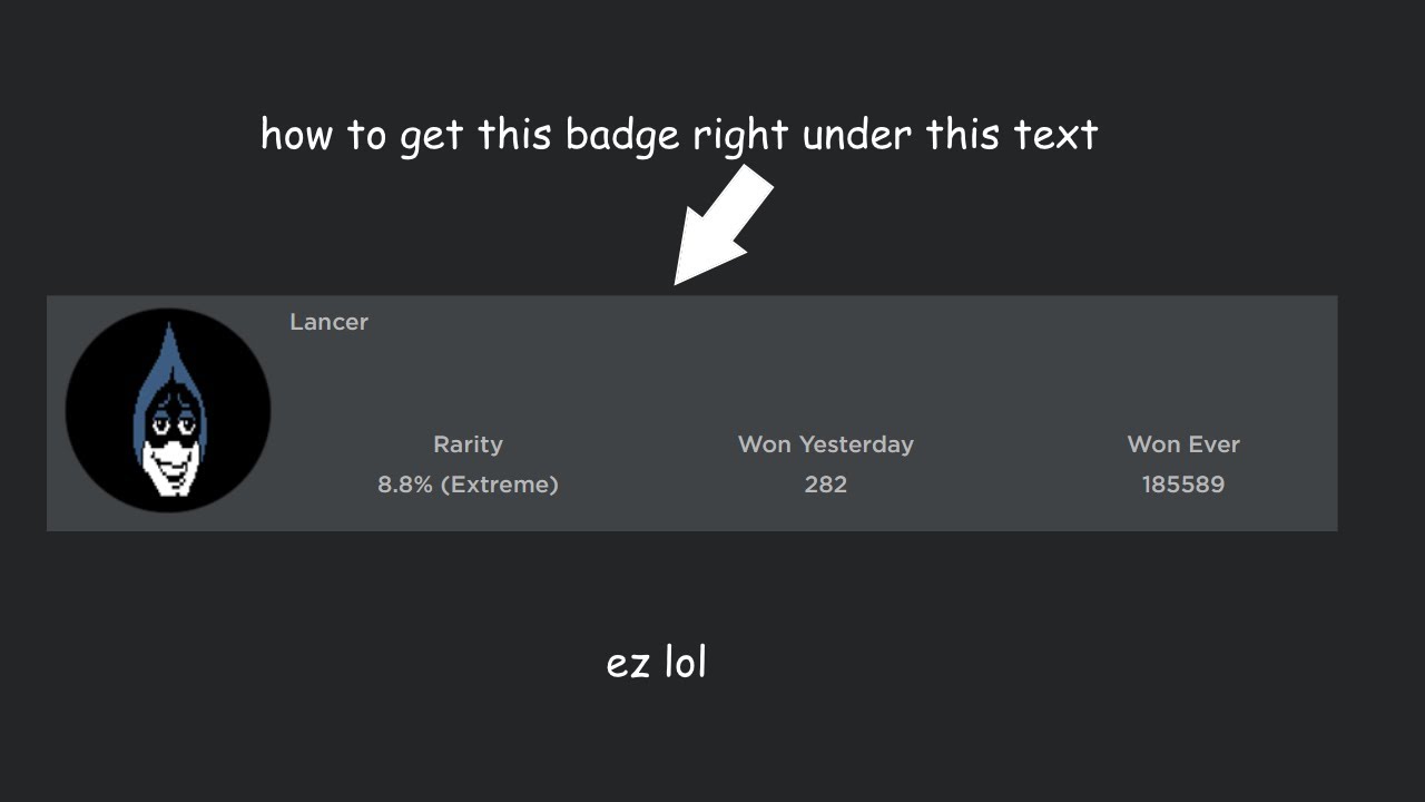 Roblox Hmm How To Get The Lancer Badge Youtube - how to get all badges in hmm... roblox