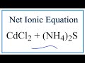 Net Ionic Equations and Solubility