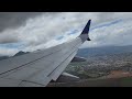 [4K] United Airlines B737-9 MAX Maui, HI - Los Angeles, CA