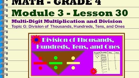 Grade 4 Mod 3 Lesson 30