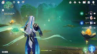 Genshin Impact: Solve the puzzle at Qiaoying Village, Chenyu Vale: Upper Vale