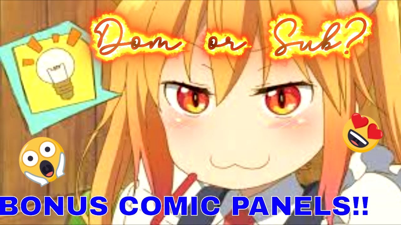 Miss Kobayashi Dragon Maid Comic- Dub Dom or Sub 😈😏 REUPLOAD WITH ADDED ...