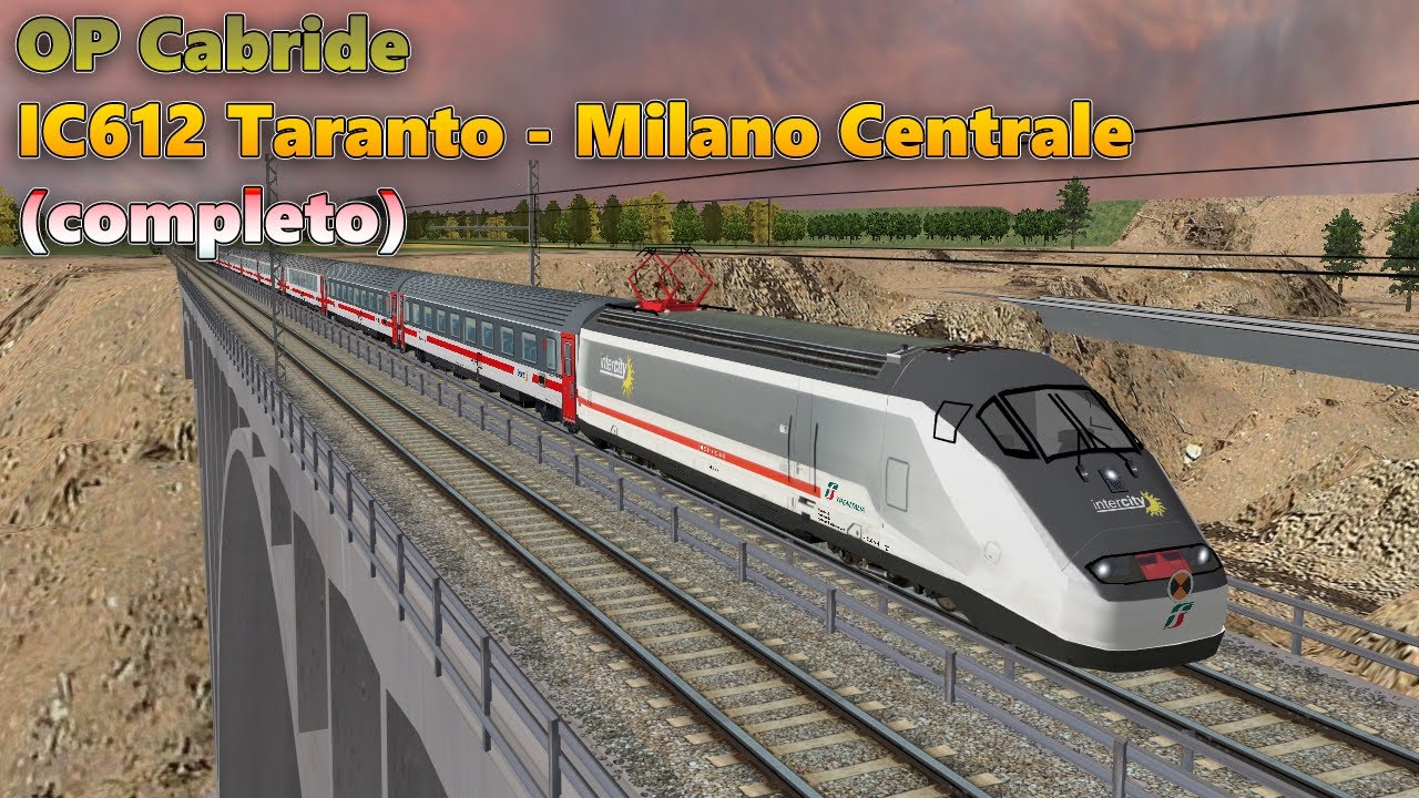 OP Cabride IC612 Taranto - Milano Centrale (completo)