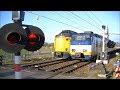 Spoorwegovergang helmond brandevoort  dutch railroad crossing