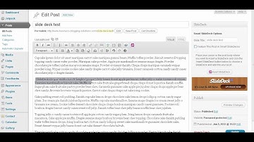 Creating Sliders with Slide Deck