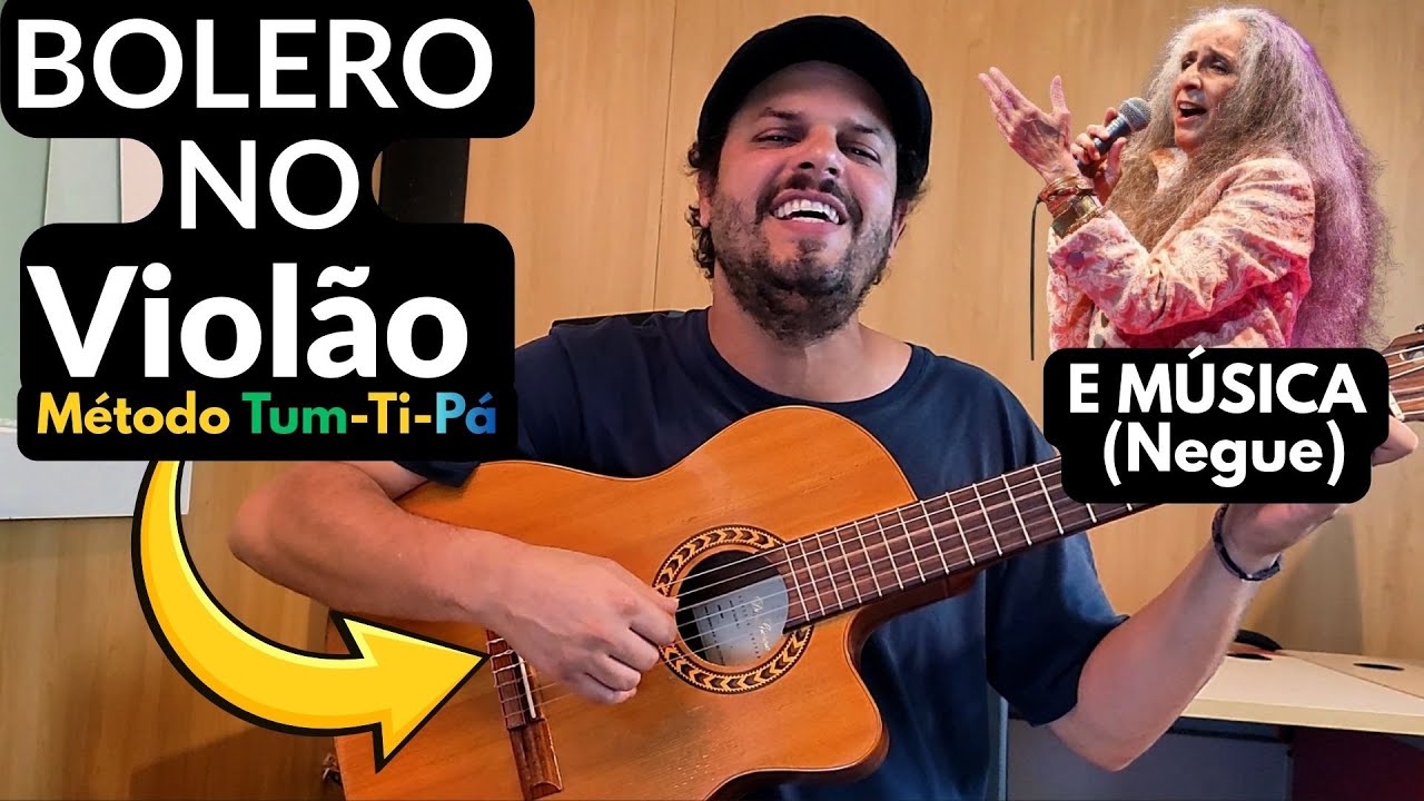 AULA DE VIOLÃO: Como Tocar Bolero no Violão + Música Negue