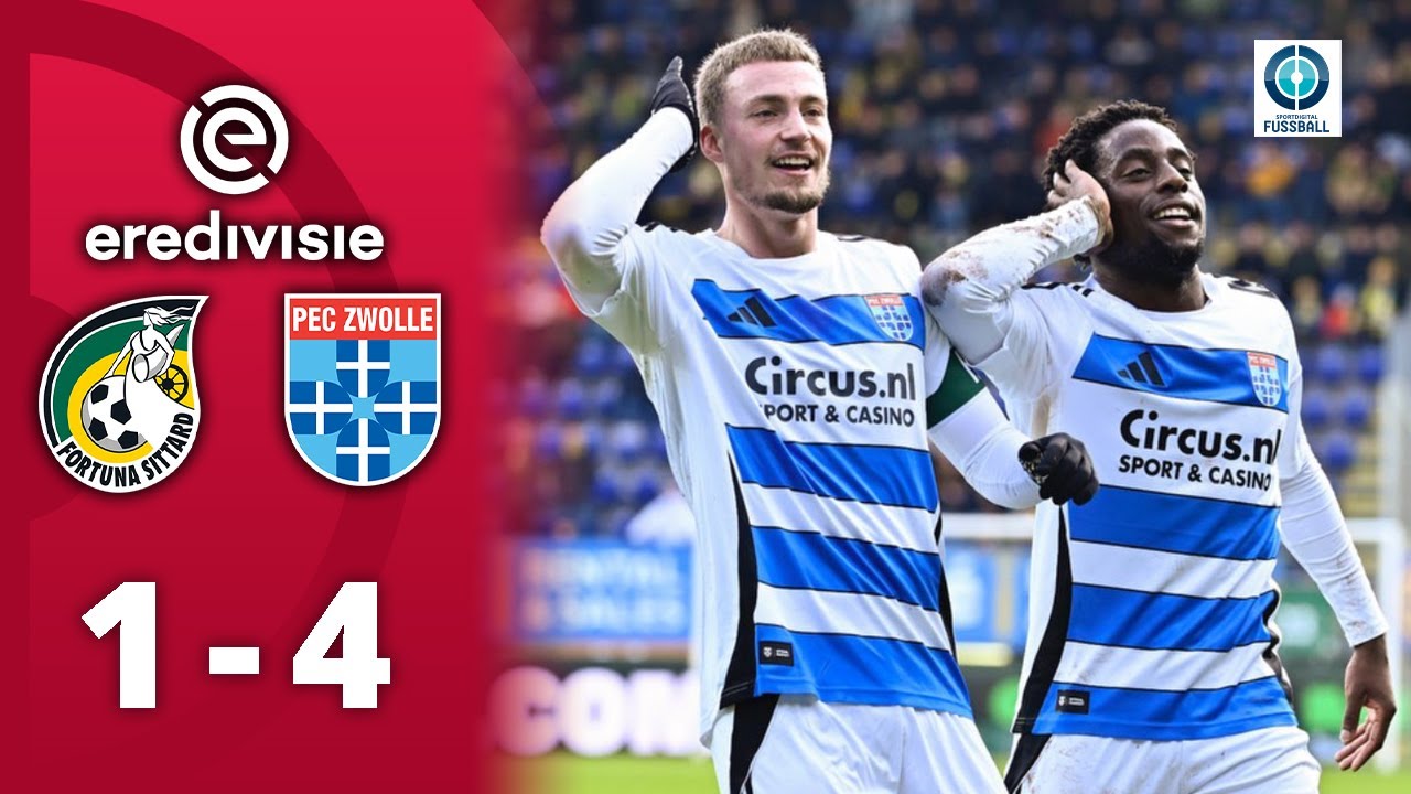 Vente-Doppelpack! Zwolle zerlegt Sittard mit 4:1 | Fortuna Sittard