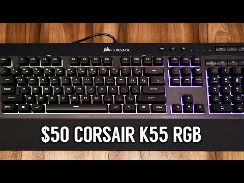 Corsair K55 RGB Keyboard (REVIEW + SOUND TEST)