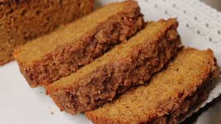EASY WHOLE WHEAT PUMPKIN BREAD | HEALTHY WHOLE WHEAT PUMPKIN BREAD RECIPE |