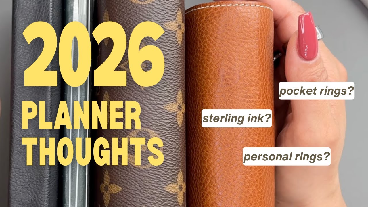 🤔 Мои мысли о 2026 годе. | Sterling Ink, персональные кольца, карманные кольца