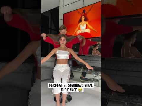 Shakira's Hair Dance Challenge 😱 Matt Steffanina & Enola Bedard
