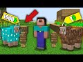 Minecraft NOOB vs PRO: WHAT BOUGHT NOOB DIAMOND SHEEP FOR 1000$ VS DIRT SHEEP FOR 1$? 100% trolling