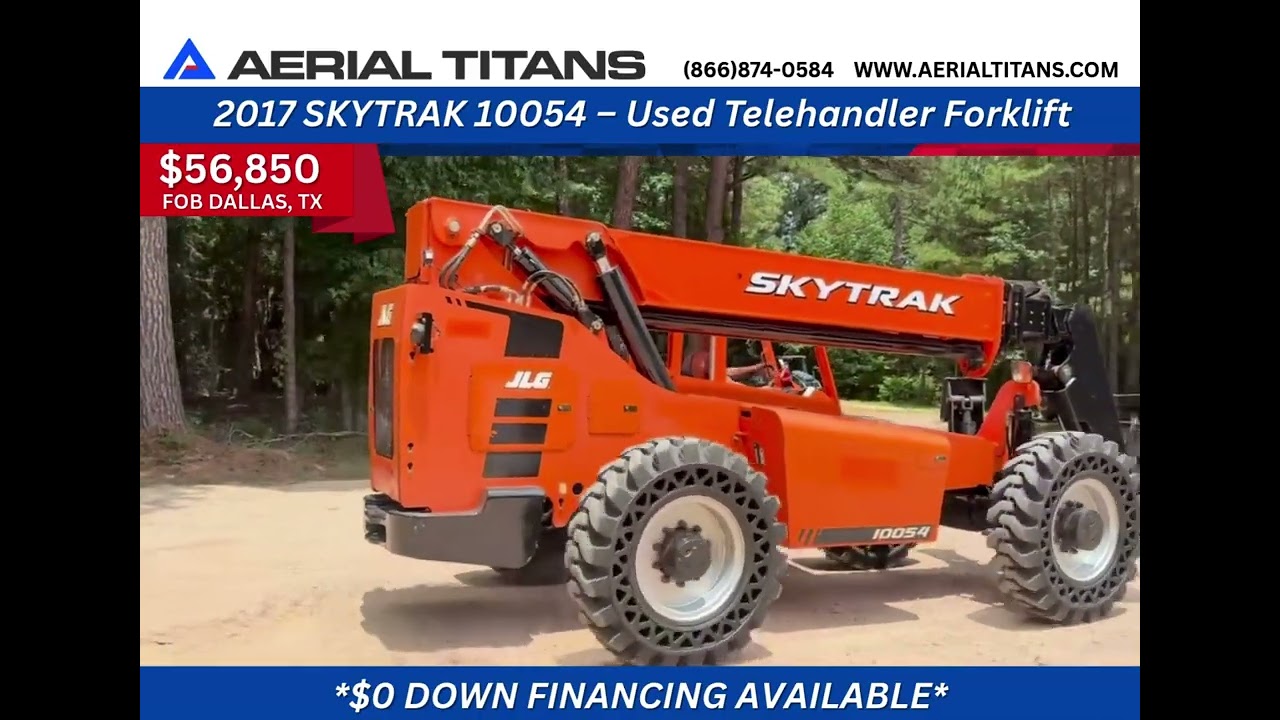 *FOR SALE* 2017 SKYTRAK 10054 – Used Telehandler Forklift  