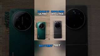 xiaomi 17 ultra vs oppo find x9 ultra battery test 🥶 #xiaomi17ultra #oppofindx9ultra #xiaomi17t