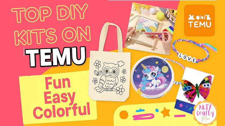 TEMU DIY Haul: Top Craft Kits for Kids & Adults