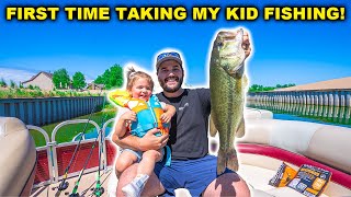 Taking My KID Fishing for the FIRST TIME!!! (NEW PB)