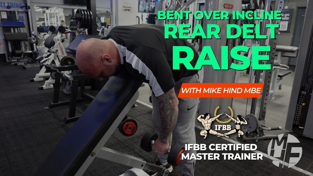 How To Do a BENT OVER INCLINE REAR DELT RAISE: A Step-by-Step Tutorial ...