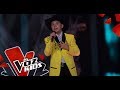 Juan Esteban sings 25 rosas - Blind Auditions | The Voice Kids Colombia 2019